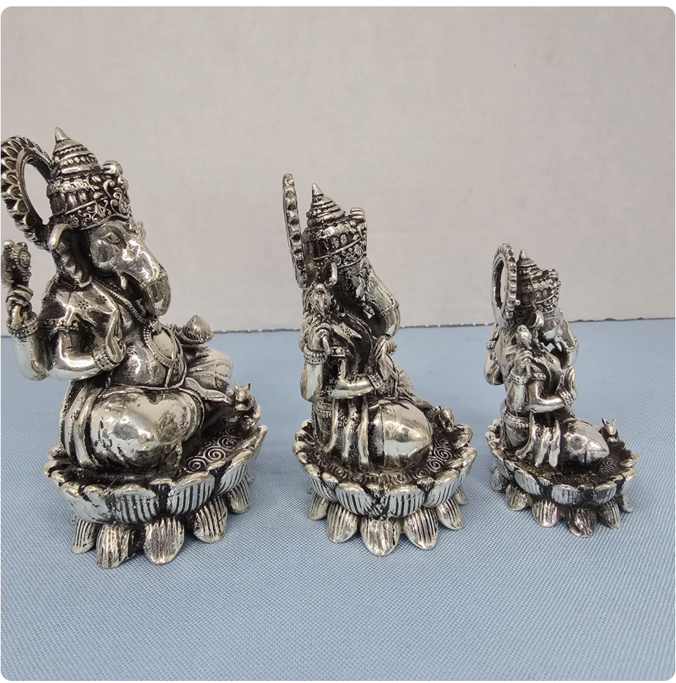 92.5 Silver Ganesh idol