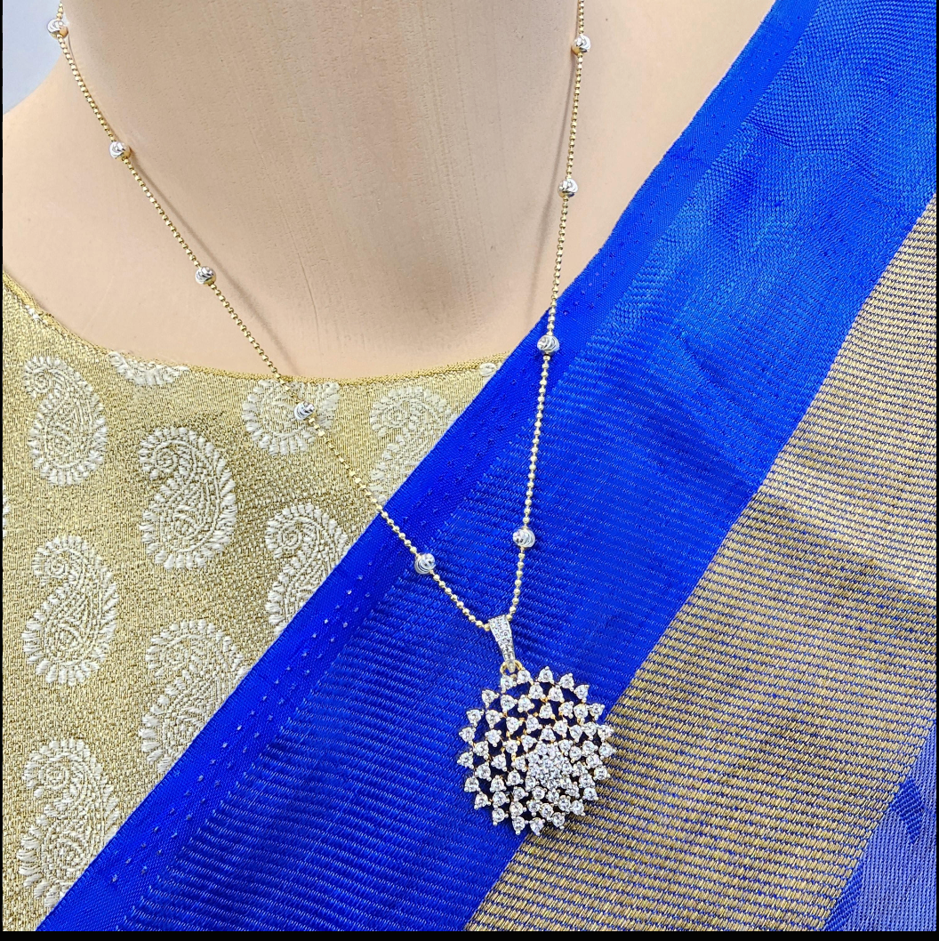 92.5 silver CZ pendants set