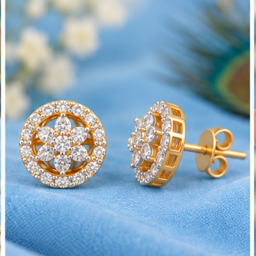 Diamond replica Pendant set