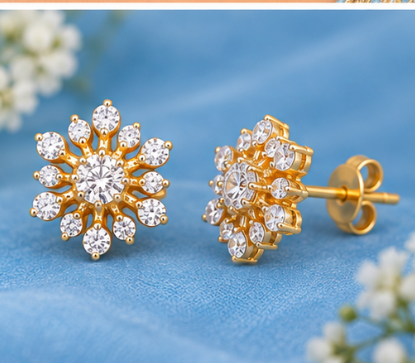 Snow Flake Pendant set