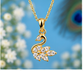 Swan Pendant set