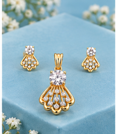 CZ Pendant Set