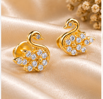 Swan Pendant set