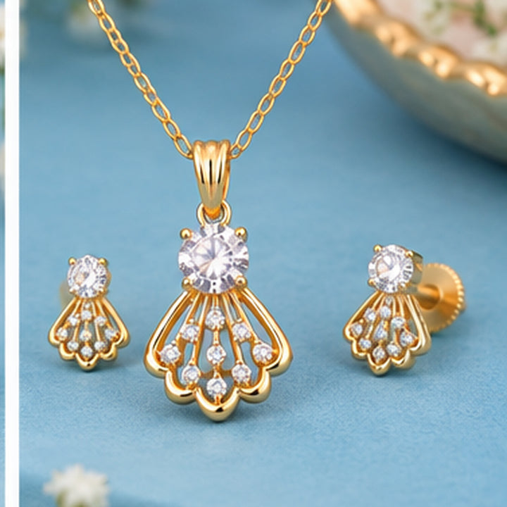 CZ Pendant Set