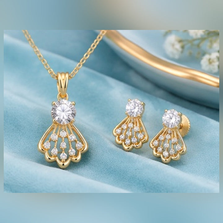 CZ Pendant Set