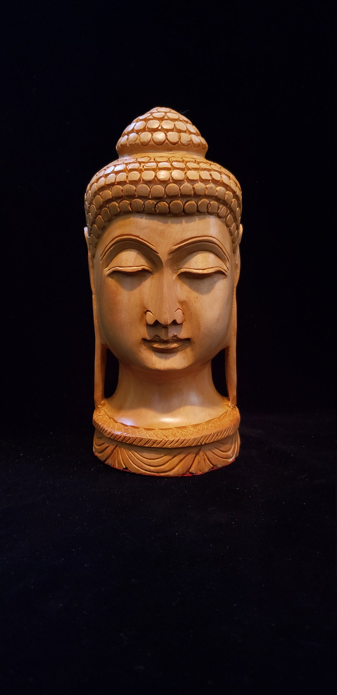 Hand carved Buddha