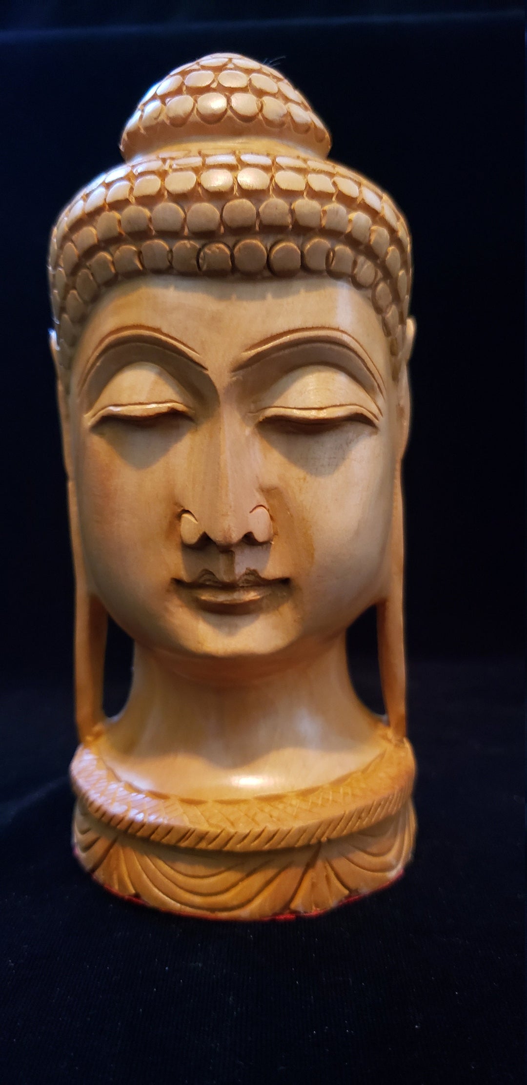 Hand carved Buddha