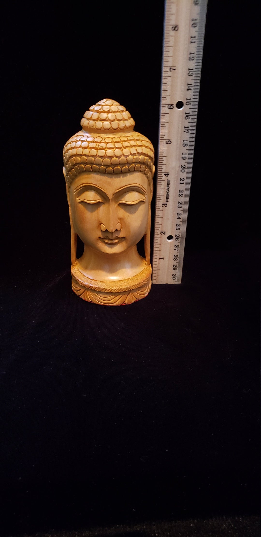 Hand carved Buddha