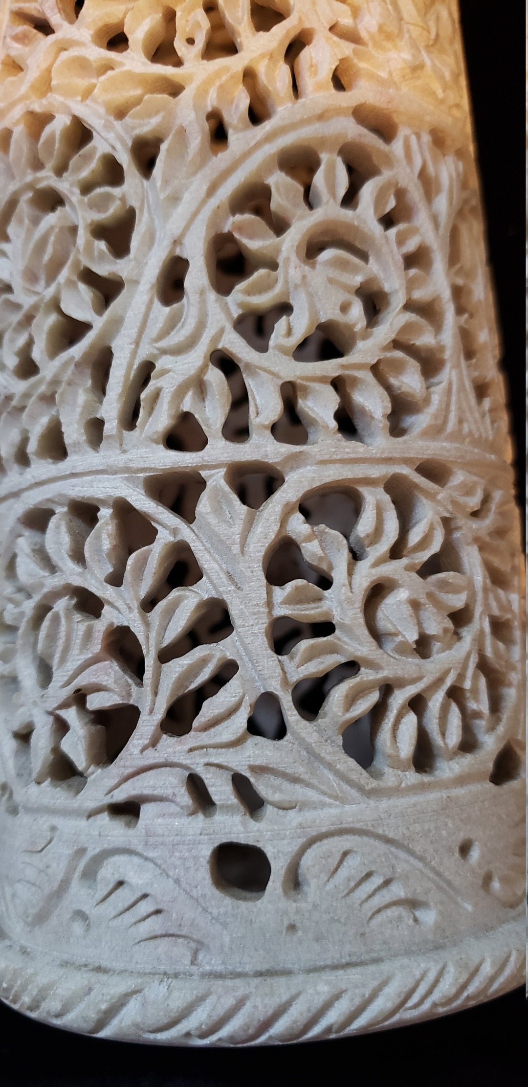 Handmade stone vase