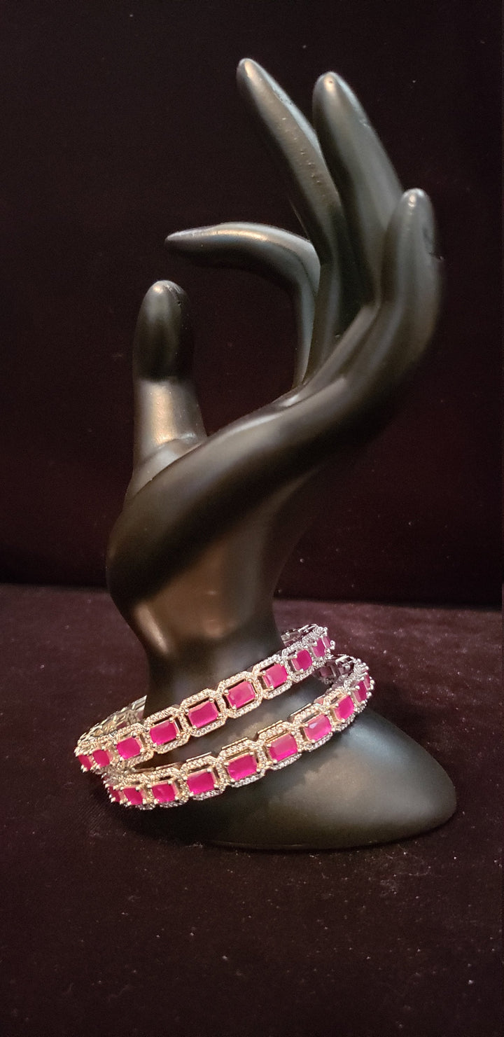 Diamond finish Bangles Set