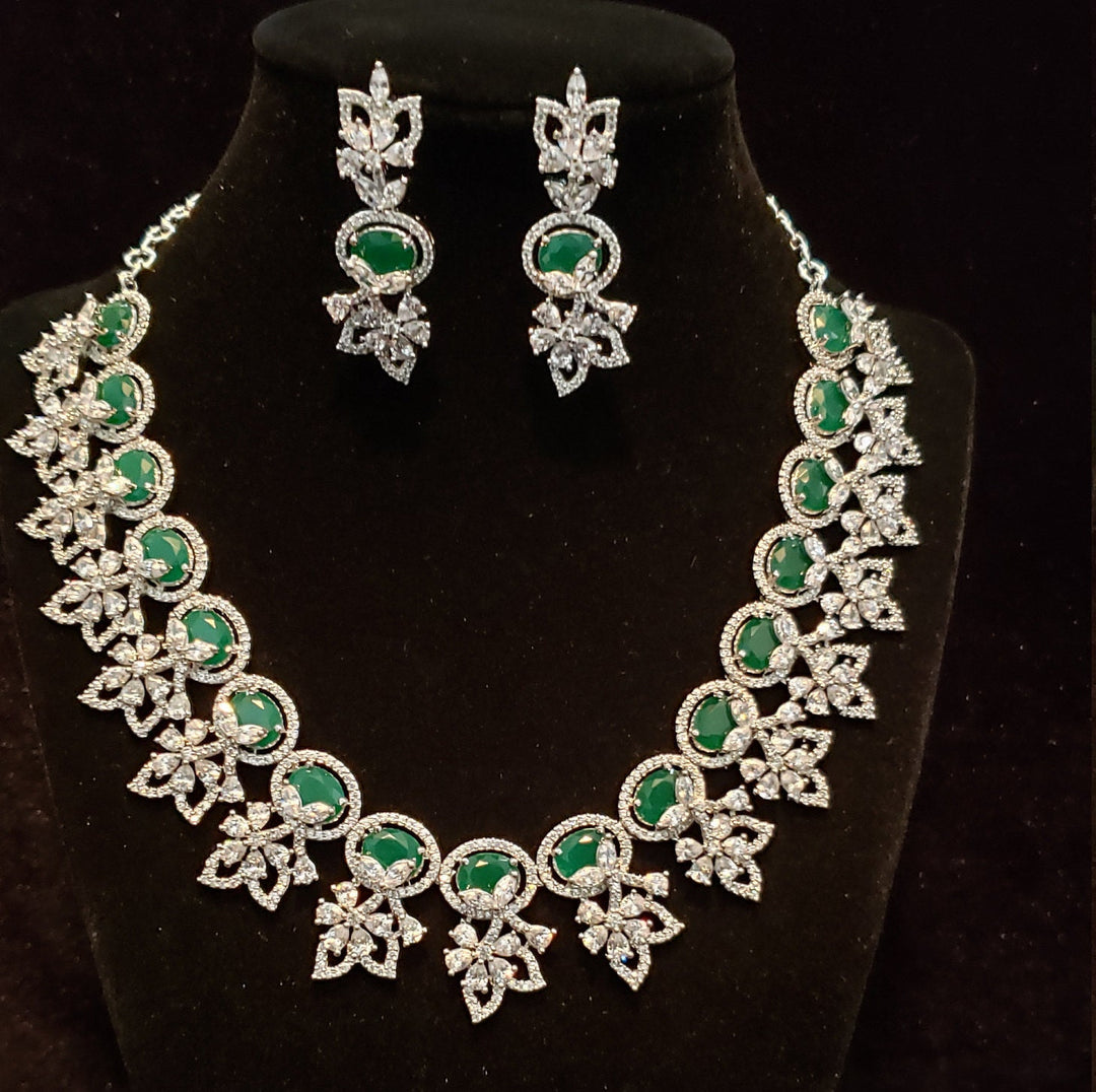 emerald CZ Necklace