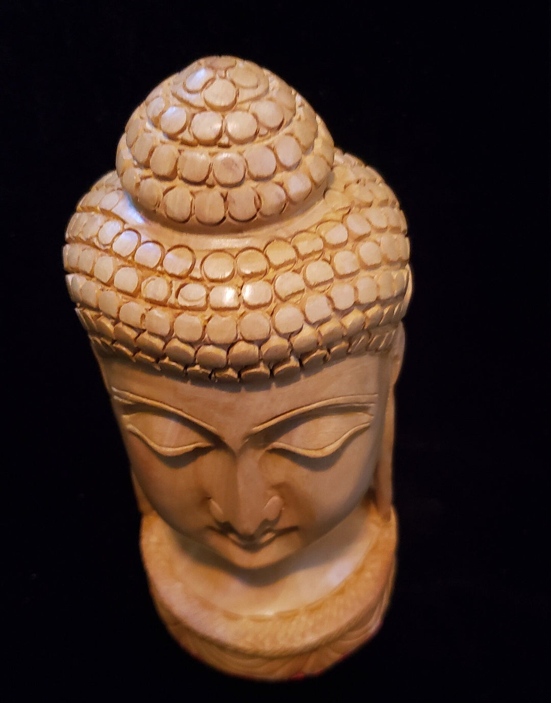 Hand carved Buddha