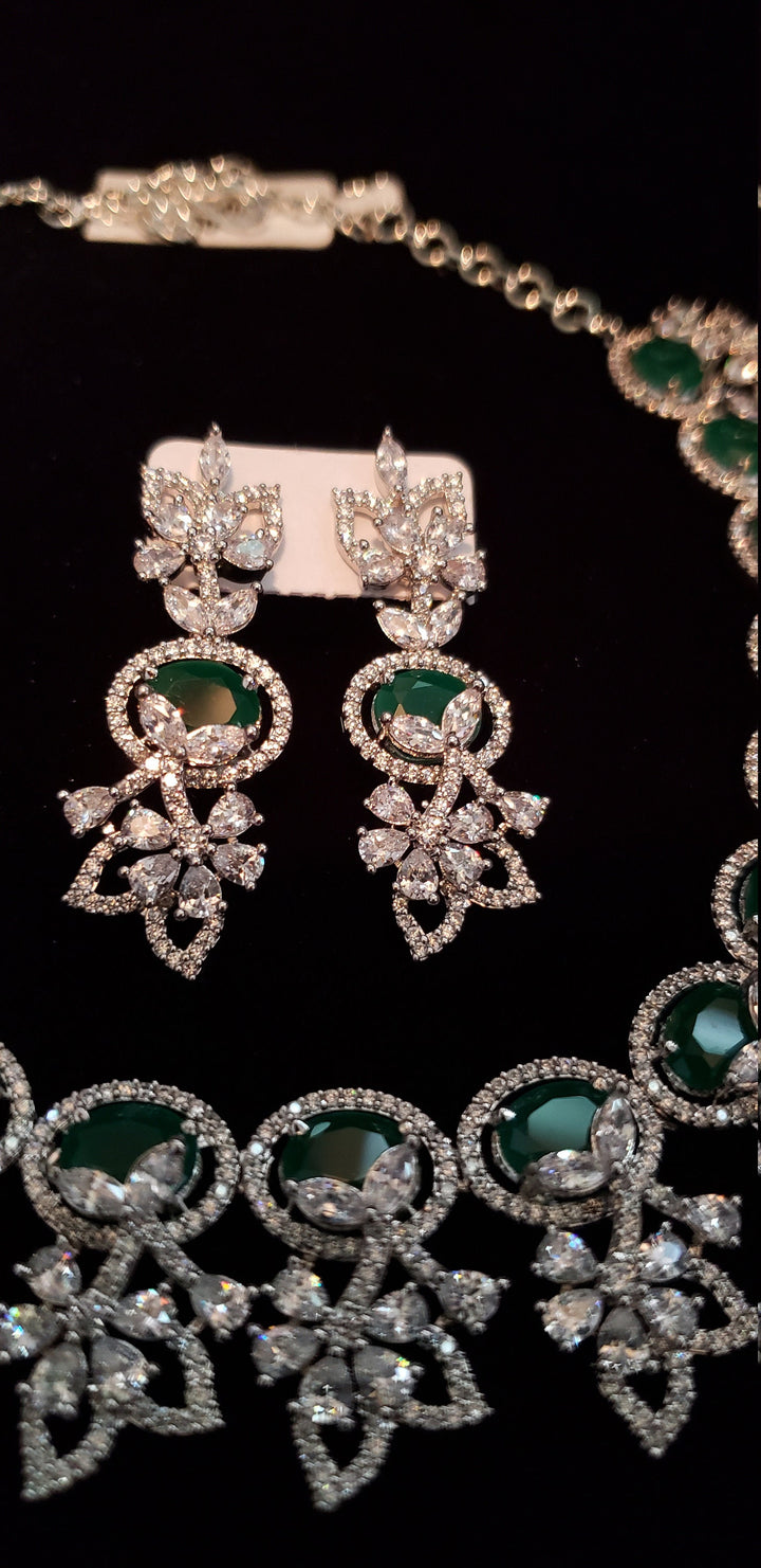 emerald CZ Necklace