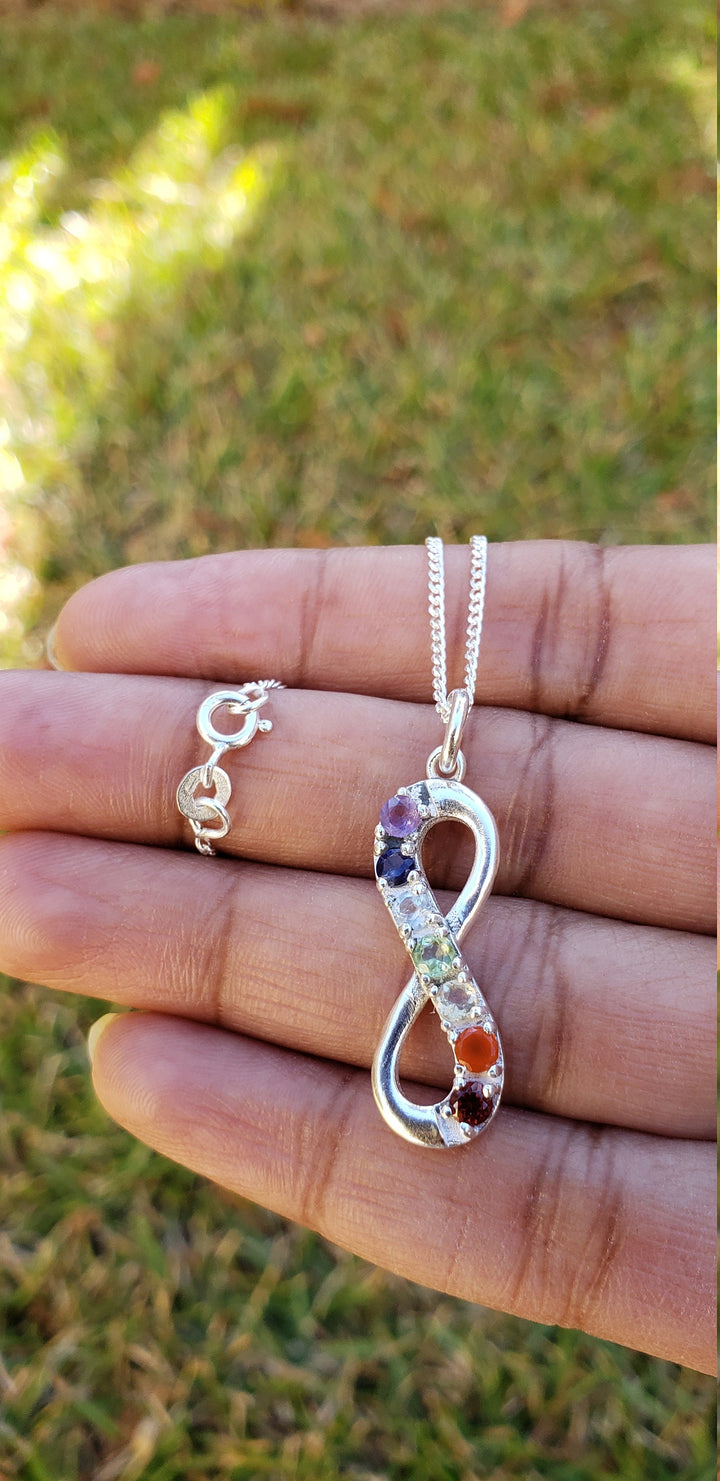 Silver chakra collection