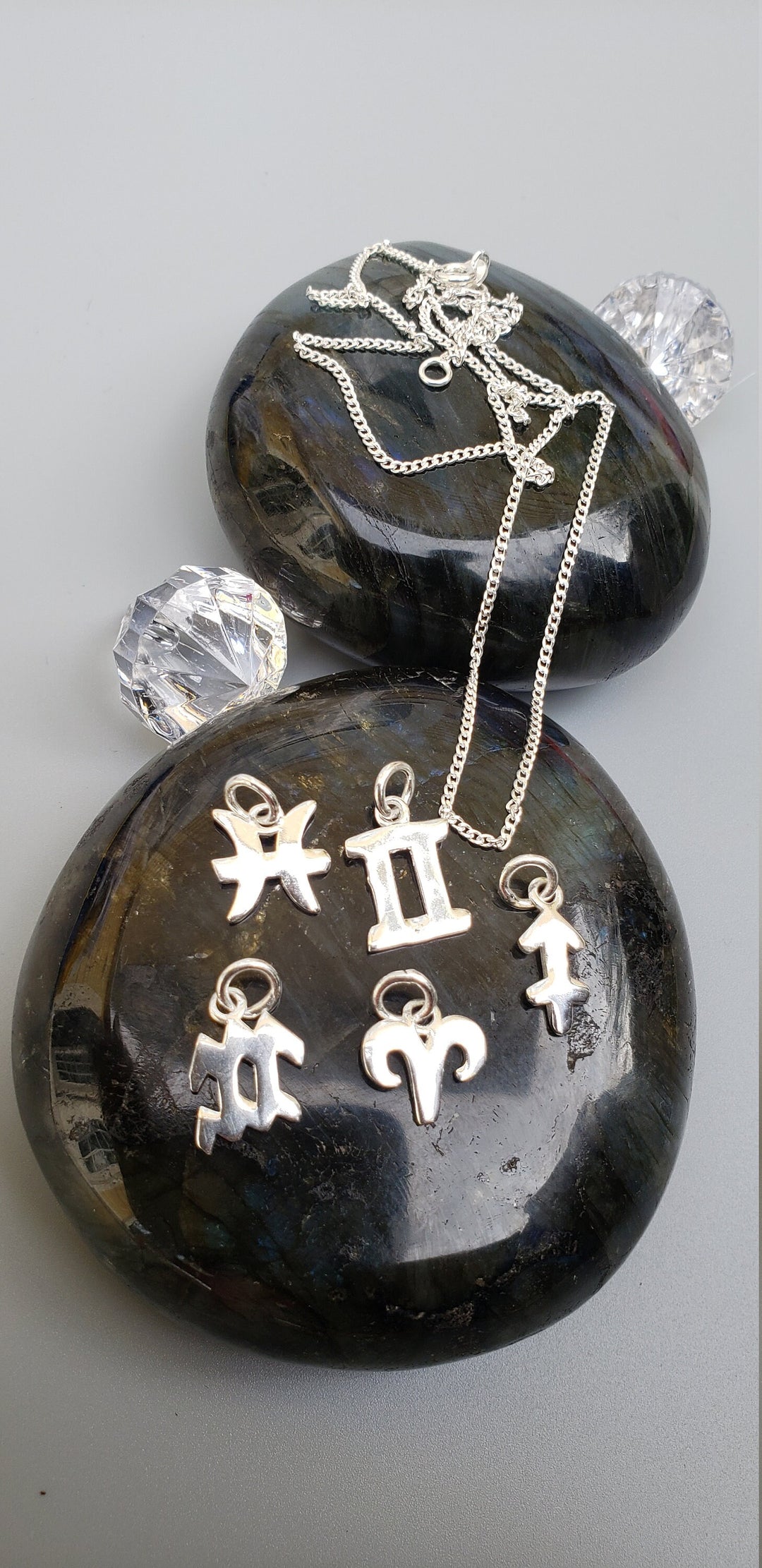 12 Zodiac signs pendents