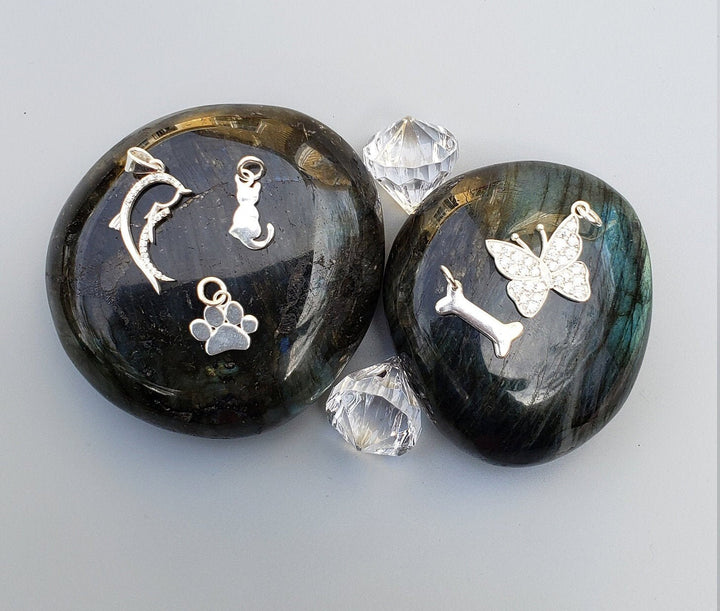 Silver Dog Paw necklace