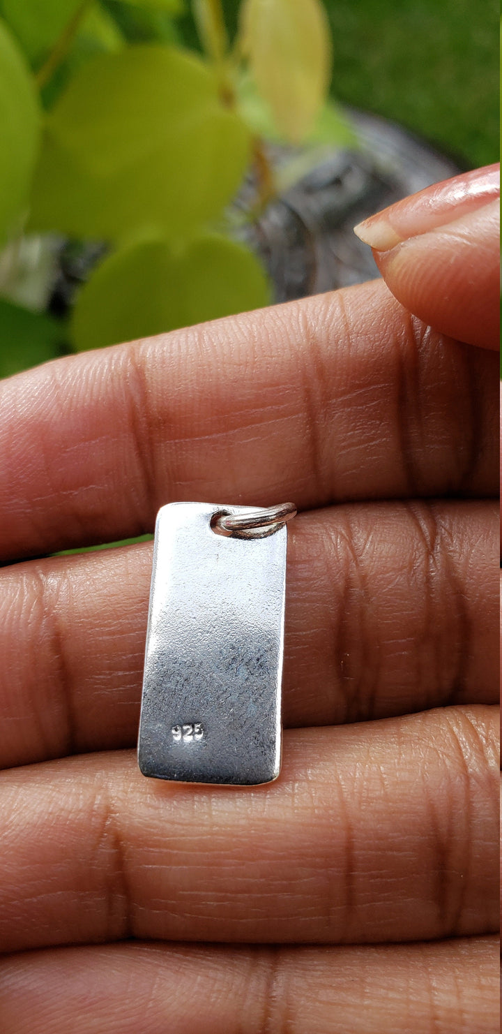 Silver Namaste Pendent
