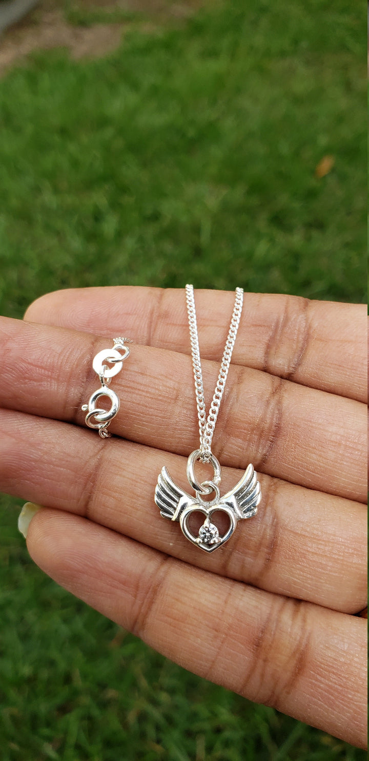 Silver Angel Wing chain