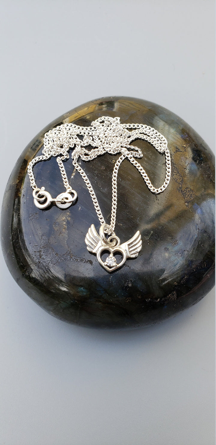 Silver Angel Wing chain