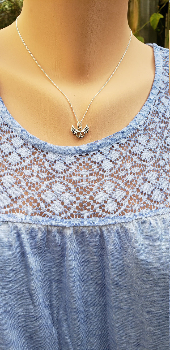 Silver Angel Wing chain