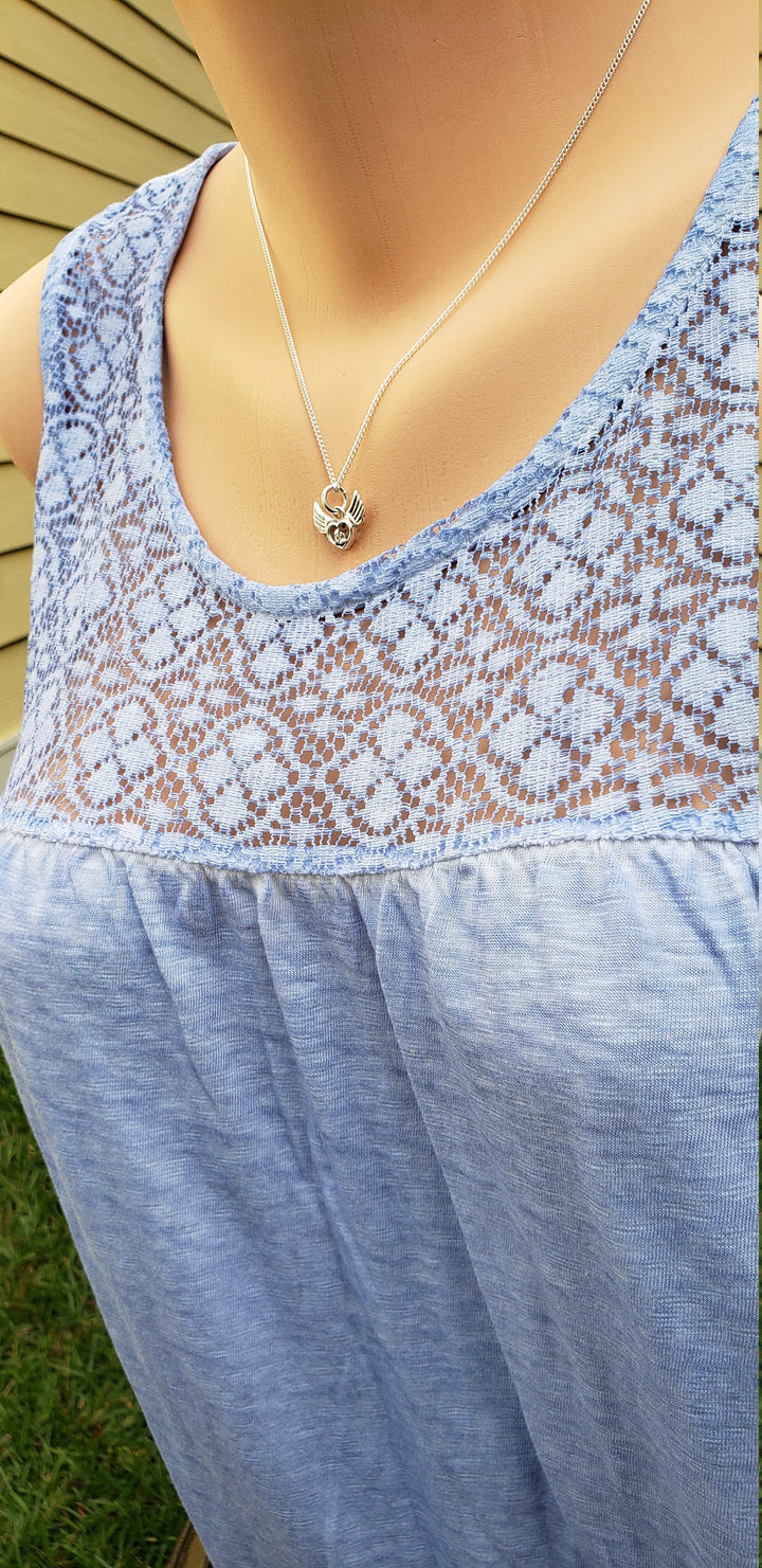 Silver Angel Wing chain
