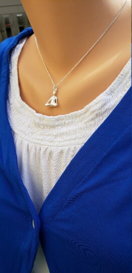 Silver Padmasana Pendant