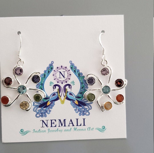 Seven Chakra earrings