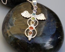 Angel Wings Chakra pendent,