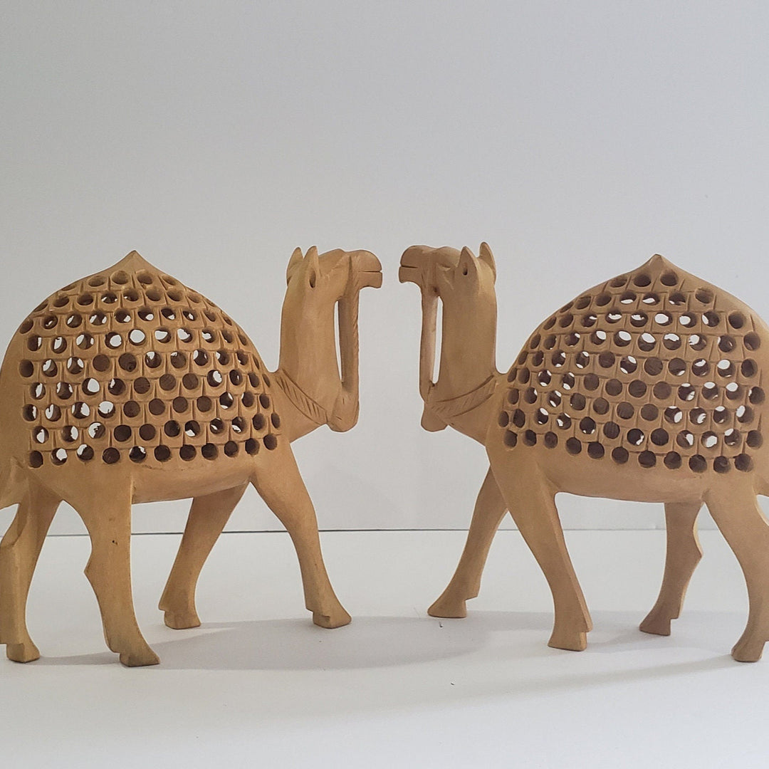 Wooden Camel set
