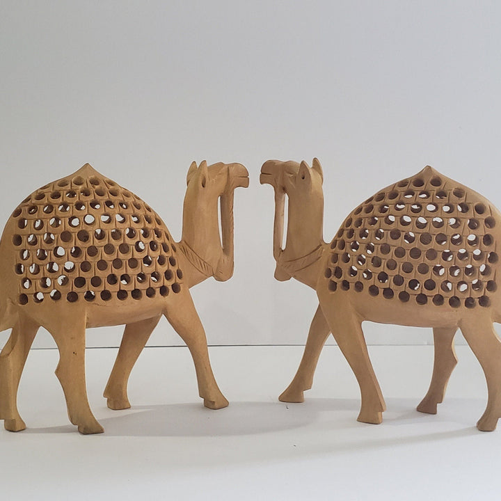 Wooden Camel set