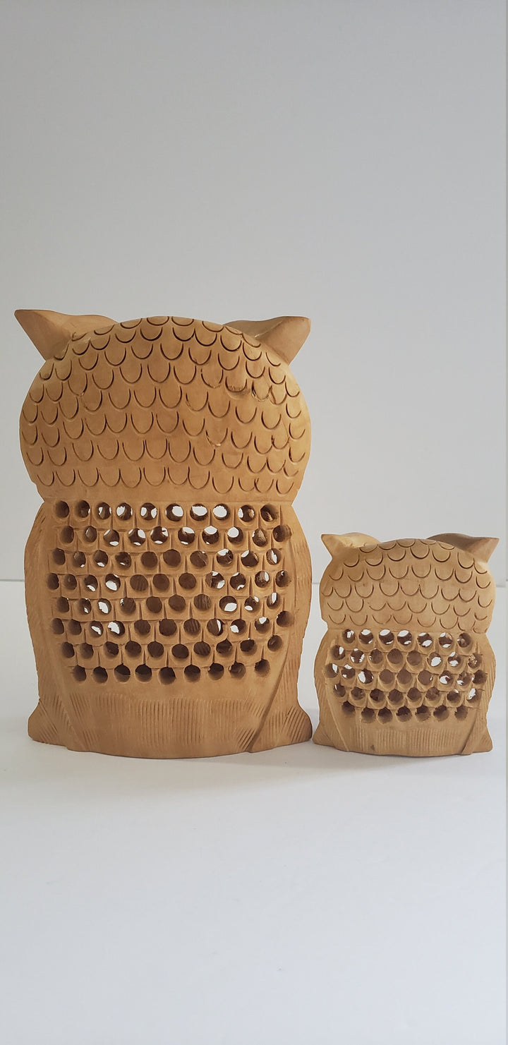 handmade Wooden Owl