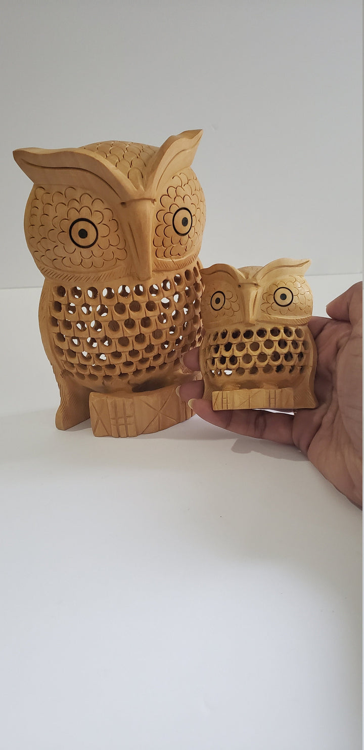 handmade Wooden Owl
