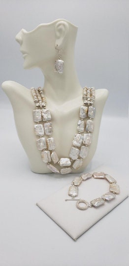 20mm White Pearl Necklace