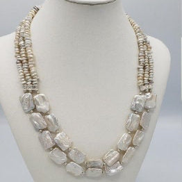 20mm White Pearl Necklace