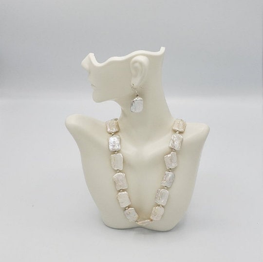 20mm White Pearl Necklace