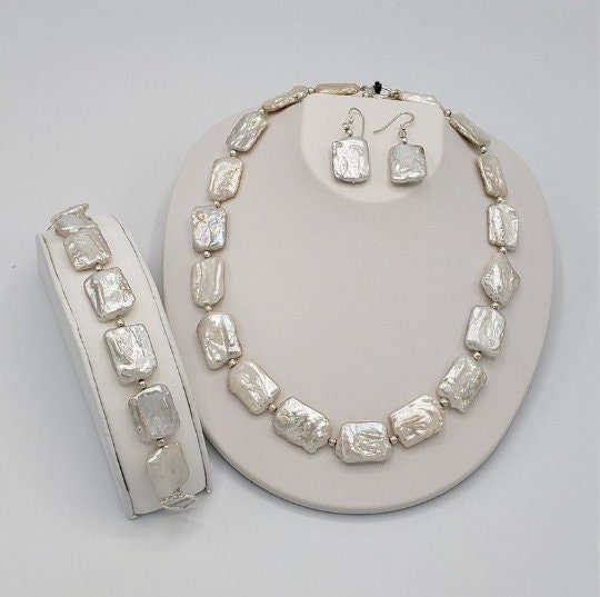 20mm White Pearl Necklace