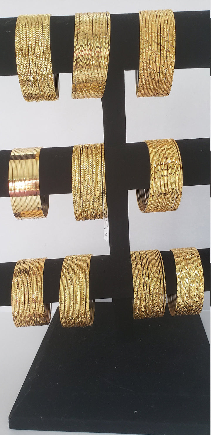 Plain 24 Bangles Set