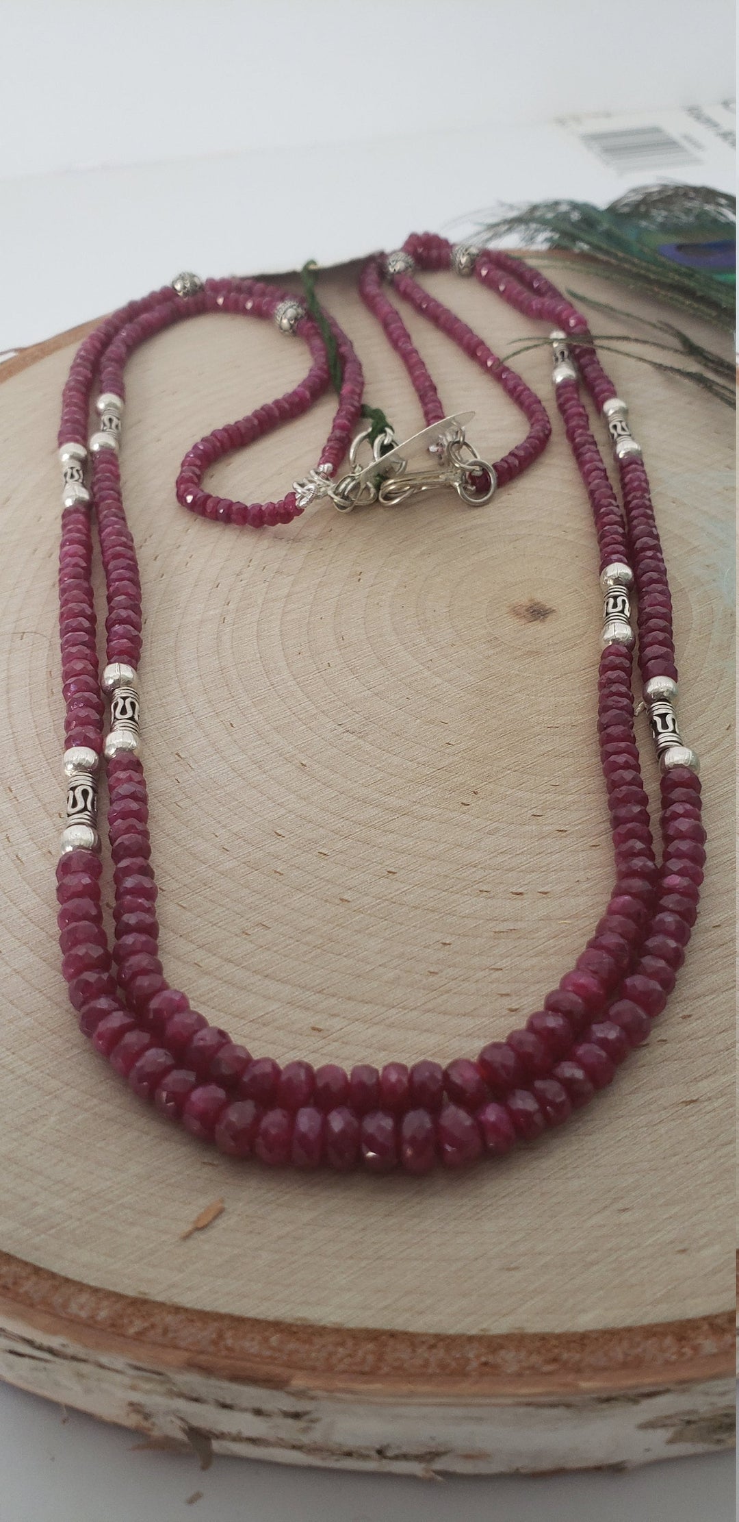 Silver Ruby chain