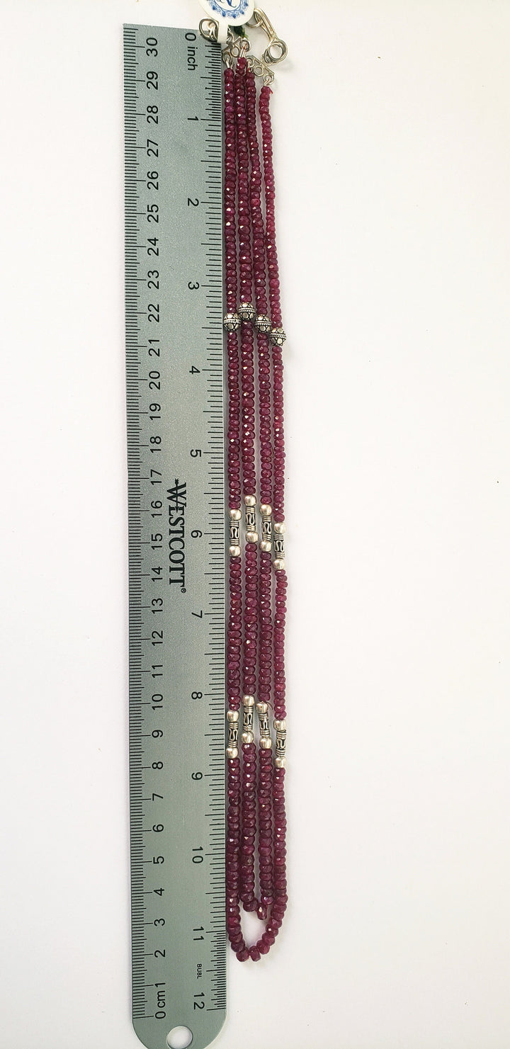 Silver Ruby chain