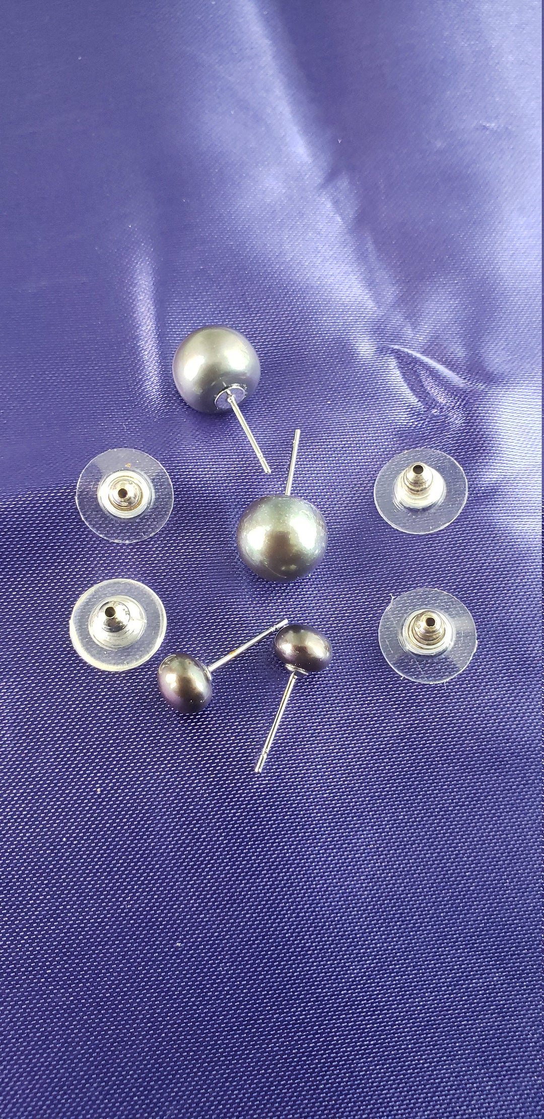 brown Freshwater Studs