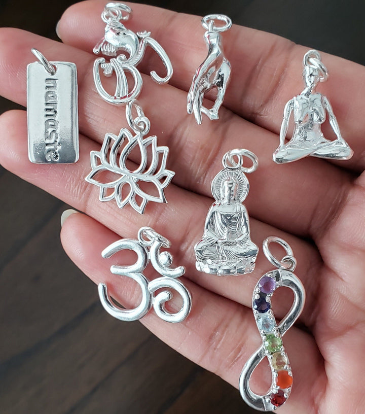 Silver chakra collection