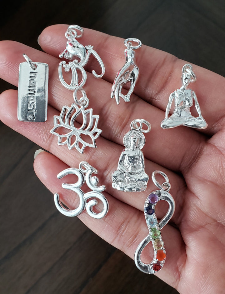 Silver chakra collection