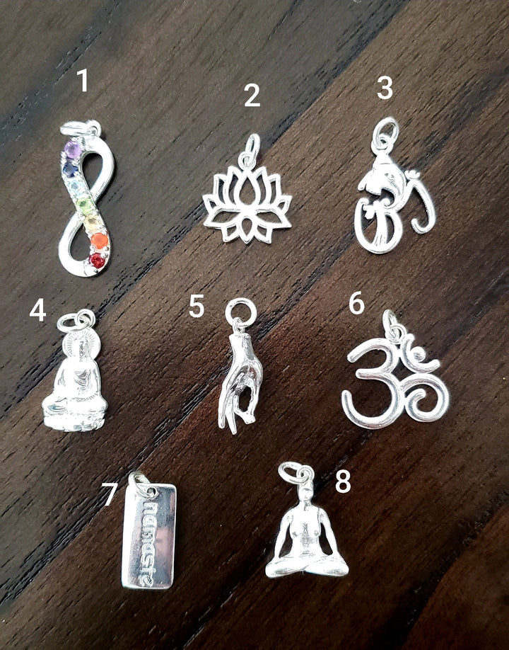 Silver chakra collection