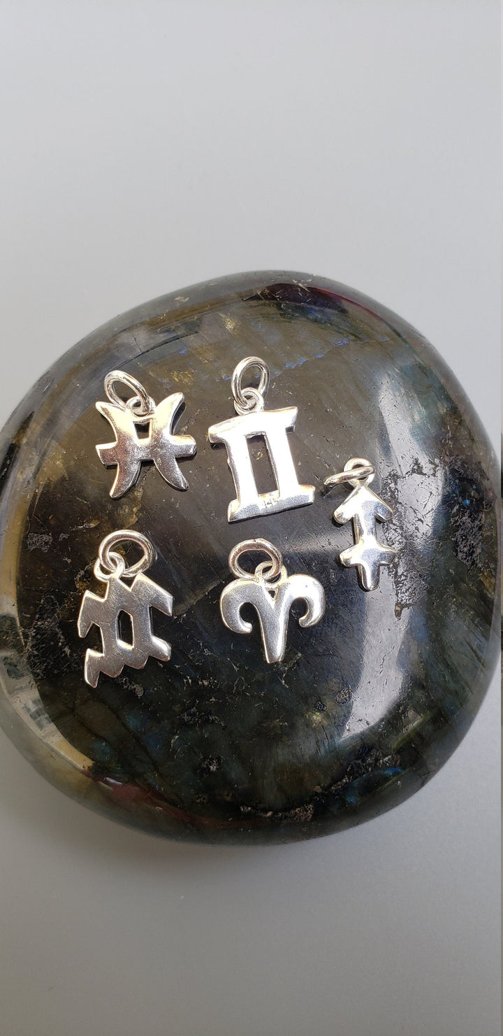 12 Zodiac signs pendents