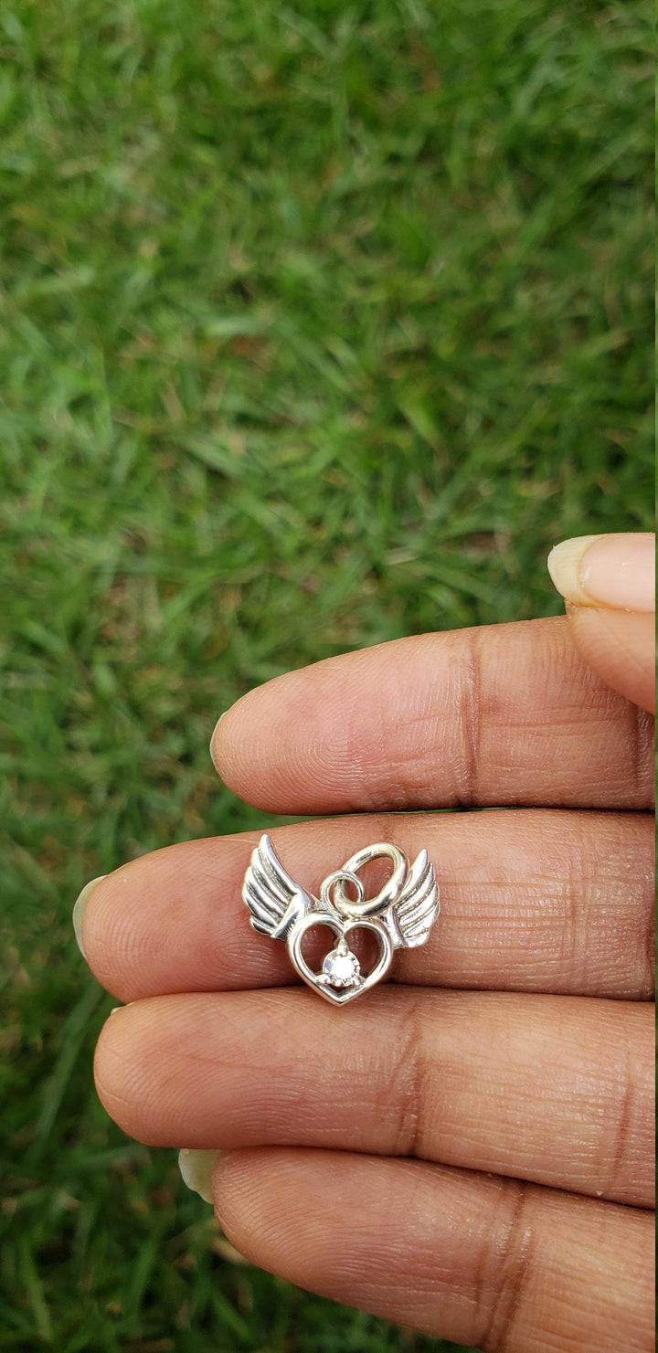 Silver Angel Wing chain