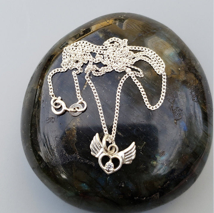 Silver Angel Wing chain