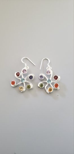Seven Chakra earrings