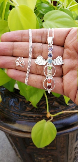 Angel Wings Chakra Pendant
