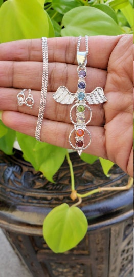Angel Wings Chakra pendent,
