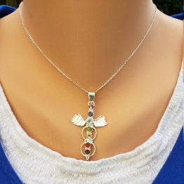 Angel Wings Chakra pendent,